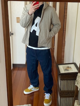 「NorthWave」｜山参さん（メンズ・180cm）の冬コーディネート