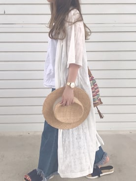 「AVAN LILY（アヴァンリリィ）のアイテム（その他アウター）」を使った、o...さん（レディース・158cm）の春コーディネート