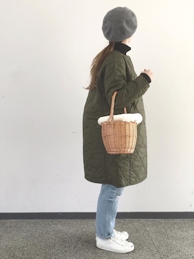 「キルティングコート」｜o...さん（レディース・158cm）の冬コーディネート