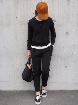 「コーデュロイキャップ」｜o...さん（レディース・157cm）の秋コーディネート