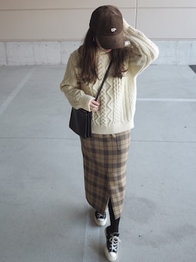 「Scye（サイ）のアイテム」を使った、o...さん（レディース・157cm）の冬コーディネート