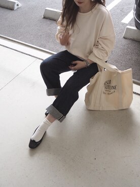 「ANATOMICA（アナトミカ）の【ANATOMICA】618 MARILYN（デニムパンツ）」を使った、o...さん（レディース・157cm）の秋コーディネート