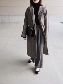 AURALEE（オーラリー）の「AURALEE / ダブルフェイス チェックコート