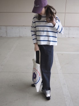 「Steven Alan（スティーブンアラン）のアイテム（帽子）」を使った、o...さん（レディース・157cm）の春コーディネート