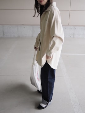 「春カラー」｜「アイテム（カバーオール）」を使った、o...さん（レディース・157cm）の春コーディネート