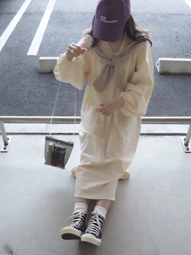「Steven Alan（スティーブンアラン）のアイテム（帽子）」を使った、o...さん（レディース・157cm）の春コーディネート
