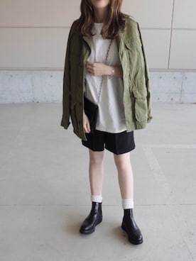 「DHOLIC STYLE（ディーホリックスタイル）のアイテム」を使った、o...さん（レディース・157cm）の春コーディネート