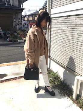 冨田 彩華さん(レディース・154cm)の春コーディネート