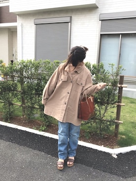 冨田 彩華さん(レディース・154cm)の春コーディネート