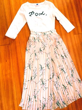 「シェリーモナ」｜(*´꒳`*)tanさん（レディース・158cm）の夏コーディネート