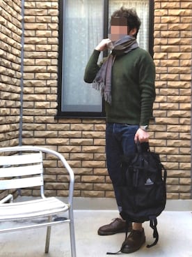 「Gregory」｜「アイテム（腕時計）」を使った、Hige-chiriさん（メンズ・168cm）の秋コーディネート