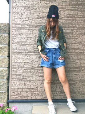 「Dosch（ドスチ）のアイテム（ジャケット/アウター）」を使った、naoさん（レディース・159cm）の春コーディネート
