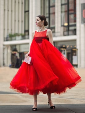 「tulle」｜Yulia F. Kirpalaniさん（レディース・175cm）の春コーディネート