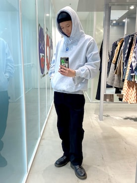 「ALAND（エーランド）のアイテム（パンツ）」を使った、ワダさん（メンズ・170cm）の冬コーディネート