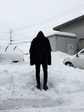 「Danke schon」｜「アイテム（ブーツ）」を使った、Knaさん（メンズ・168cm）の冬コーディネート