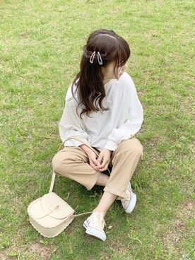 高芦あかりさん（レディース・152cm）の春コーディネート