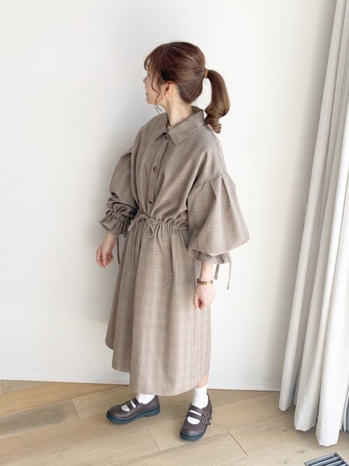 たかあしあかりさんのシャツワンピースを使ったコーディネート Zozotown