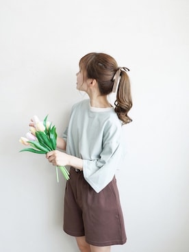 高芦あかりさん（レディース・152cm）の夏コーディネート