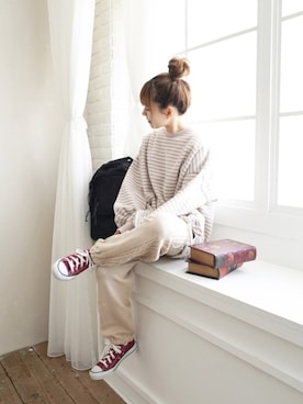 高芦あかりさん（レディース・152cm）の秋コーディネート