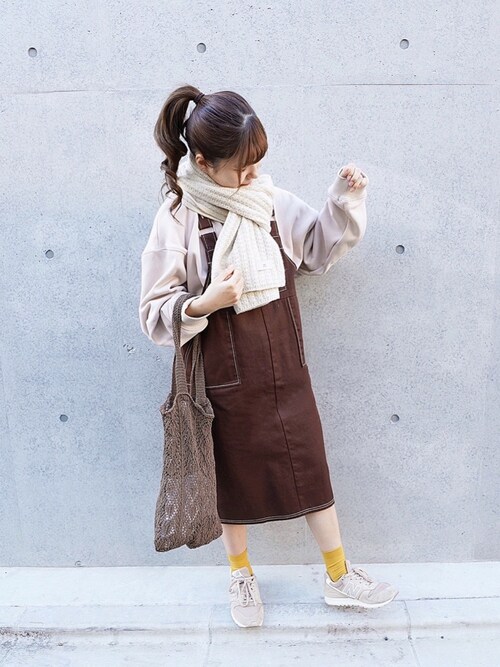 たかあしあかりさんのジャンパースカートを使ったコーディネート Zozotown