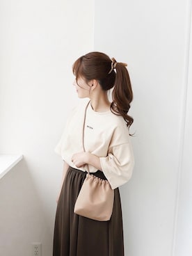 「TONE SELECT GOODS（トーンセレクトグッズ）のアイテム」を使った、高芦あかりさん（レディース・152cm）の春コーディネート