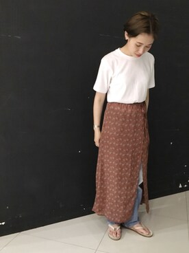 にしむらりささん（レディース・157cm）の夏コーディネート