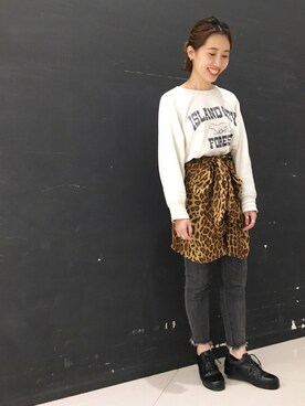 にしむらりささん（レディース・157cm）の秋コーディネート