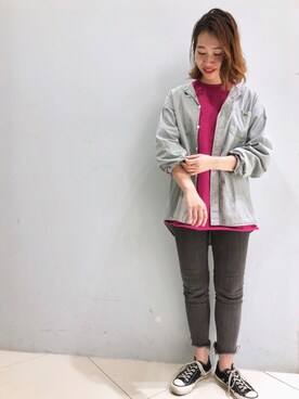 にしむらりささん（レディース・157cm）の冬コーディネート