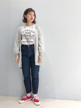 にしむらりささん（レディース・157cm）の冬コーディネート