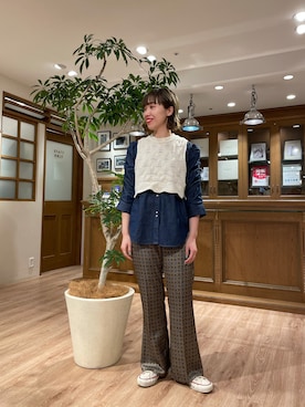 にしむらりささん(レディース・158cm)の冬コーディネート