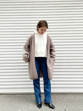 にしむらりささん（レディース・158cm）の冬コーディネート