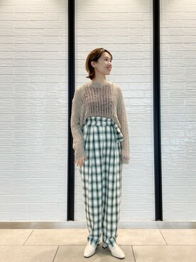 にしむらりささん（レディース・158cm）の冬コーディネート