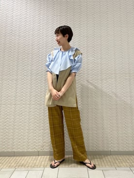 にしむらりささん（レディース・158cm）の春コーディネート