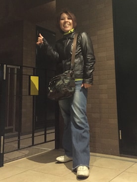 「mobus（モーブス）のアイテム」を使った、Megumi Hiroeさん（レディース・148cm）の秋コーディネート