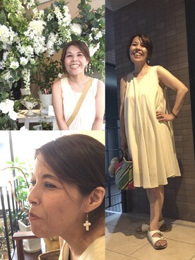 「Banago（バナゴ）のアイテム」を使った、Megumi Hiroeさん（レディース・148cm）の夏コーディネート