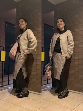 Megumi Hiroeさん(レディース・148cm)の冬コーディネート
