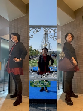 Megumi Hiroeさん（レディース・148cm）の秋コーディネート