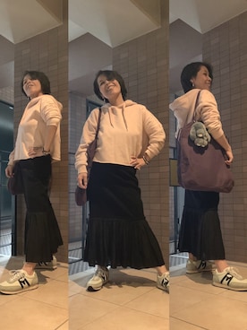 Megumi Hiroeさん（レディース・148cm）の秋コーディネート