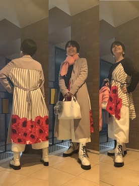 Megumi Hiroeさん(レディース・148cm)の春コーディネート