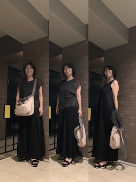 「本日のコーデ」｜「アイテム（ワンピース/ドレス）」を使った、Megumi Hiroeさん（レディース・148cm）の夏コーディネート