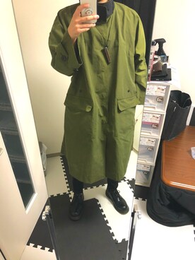 「LEH（レー）のアイテム（アクセサリー）」を使った、yamaimoさん（メンズ・183cm）の秋コーディネート