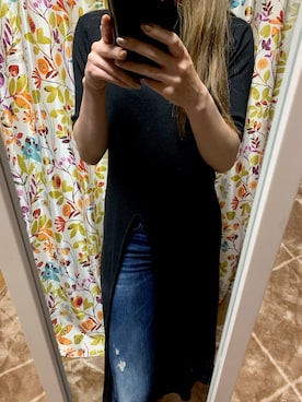 「コロナに負けない」｜「アイテム（財布/小物）」を使った、菊さん（レディース・171cm）の春コーディネート