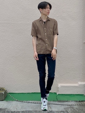 「MARTIN MARGIELA（マルタンマルジェラ）のアイテム」を使った、Tsuguya/KwonSayaさん（メンズ・174cm）の夏コーディネート