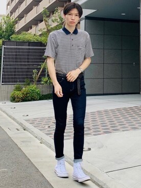 Tsuguya/KwonSayaさん(メンズ・174cm)の夏コーディネート