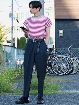 「HELLY HANSEN（ヘリーハンセン）のアイテム」を使った、Tsuguya/KwonSayaさん（メンズ・174cm）の秋コーディネート