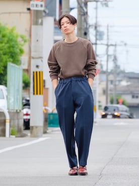 「Yves Saint Laurent（イヴサンローラン）のアイテム」を使った、Tsuguya/KwonSayaさん（メンズ・174cm）の秋コーディネート