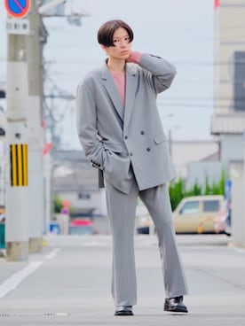 Tsuguya/KwonSayaさん(メンズ・174cm)の秋コーディネート