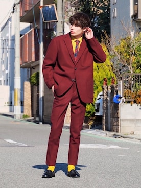 「CIAOPANIC TYPY（チャオパニックティピー）のアイテム（トップス）」を使った、Tsuguya/KwonSayaさん（メンズ・174cm）の冬コーディネート