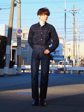 「UNIQLO（ユニクロ）のアイテム（ブルゾン）」を使った、Tsuguya/KwonSayaさん（メンズ・174cm）の冬コーディネート