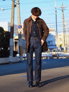 「UNIQLO（ユニクロ）のアイテム（ブルゾン）」を使った、Tsuguya/KwonSayaさん（メンズ・174cm）の冬コーディネート